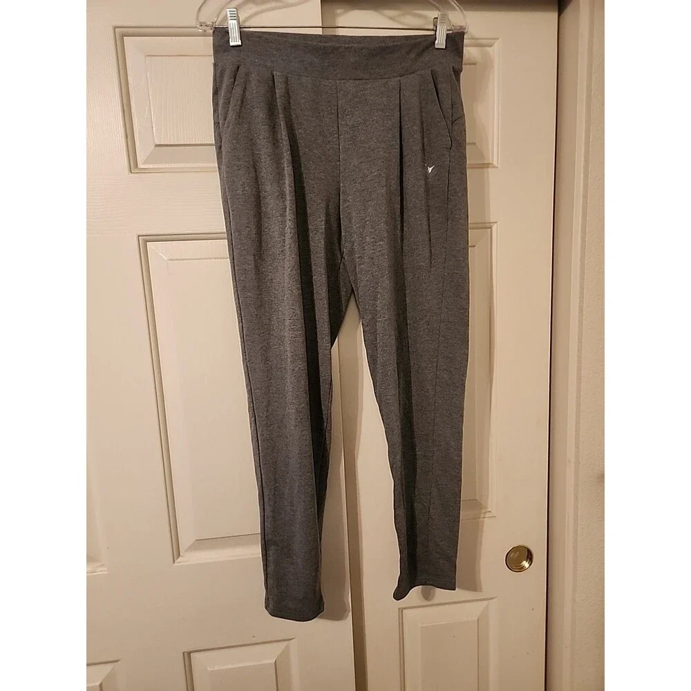 Old Navy Go-Dry Gray Lounge Pants Women's Size M Activewear Workout Jogger - Picture 1 of 6
